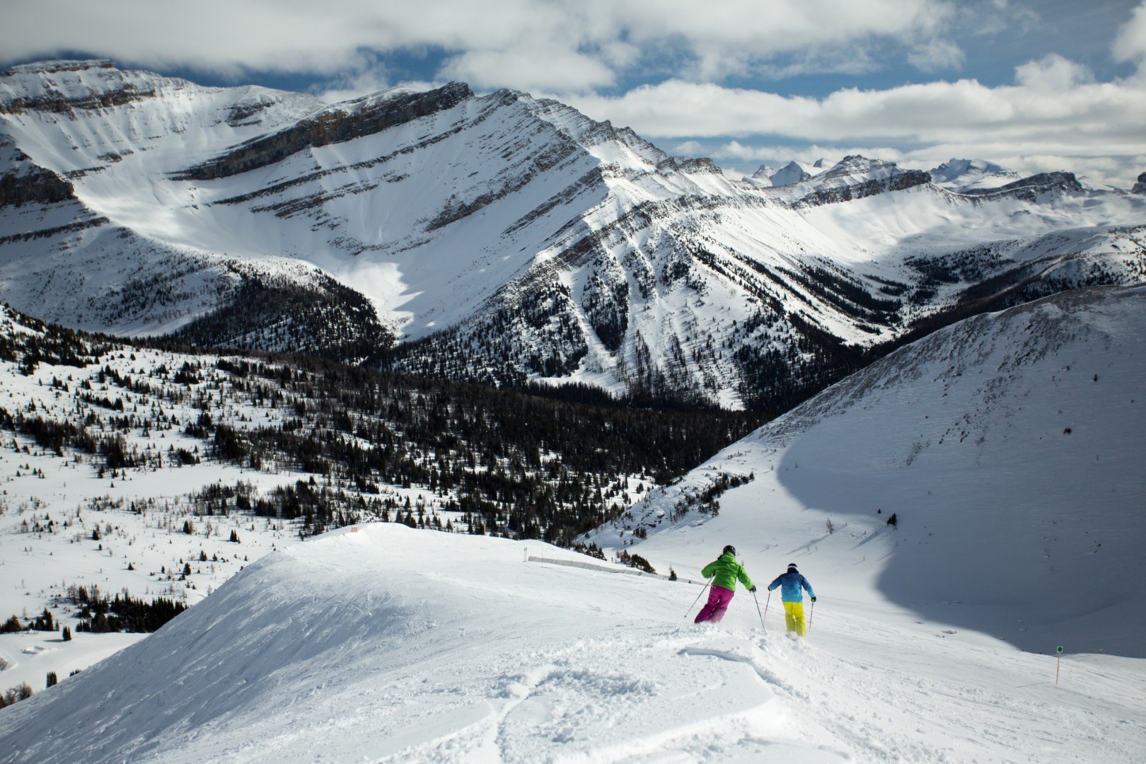 Skiing in Lake Louise, Alberta