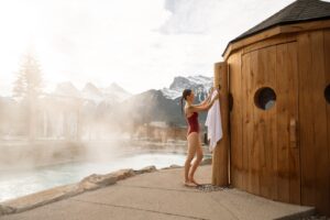 Travel Alberta Everwild Nordic Spa Canmore