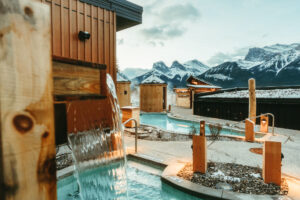 Open Air Cold Plunge at Everwild Canmore