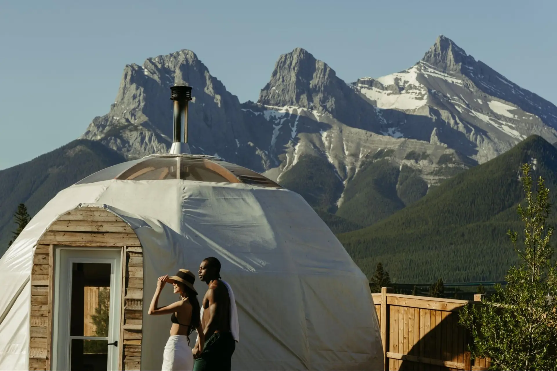 Relaxation Domes at Everwild Canmore